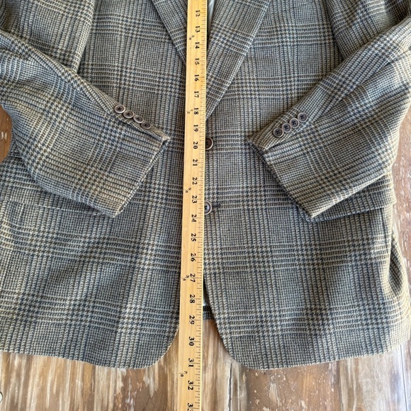 Mens Alpaca Blazer Sportscoat Nordstrom Mackey Spatz 40 Made in Italy - Picture 5 of 16